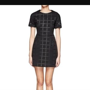 T ALEXANDER WANG Size S Black Polyester Checkered Dress